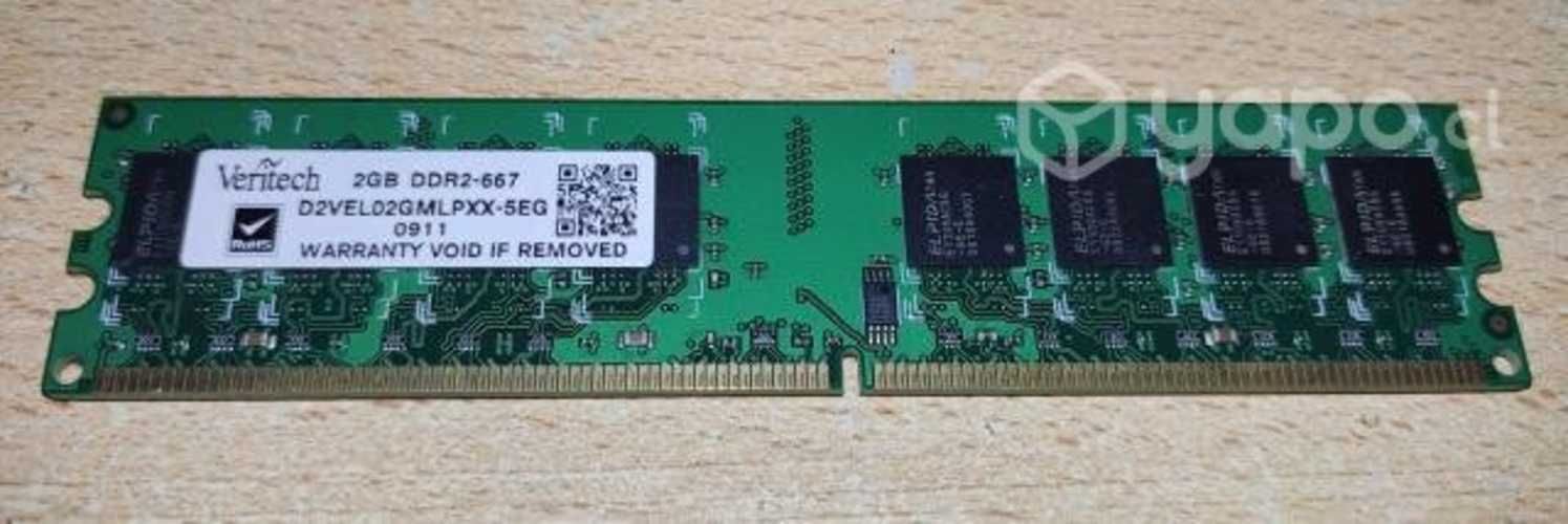 Memoria Ram PC DDR2 2GB 533 & 667 & 800