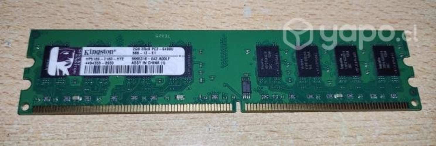 Memoria Ram PC DDR2 2GB 533 & 667 & 800