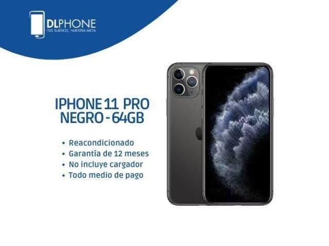 Iphone 11 Pro 64GB Negro Reacondicionado
