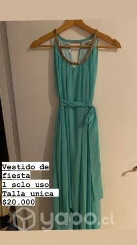 Vestido de fiesta, un solo uso