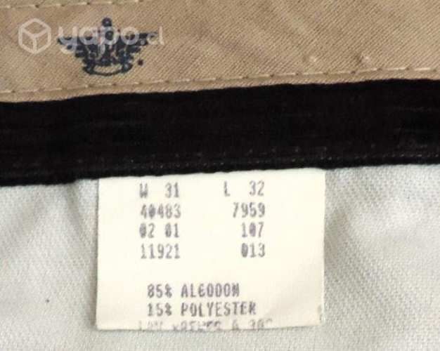 Pantalón Dockers Negro Cotelé W31 L32