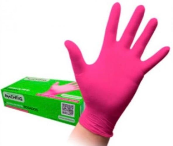 Guantes Nitrilo Fucsia