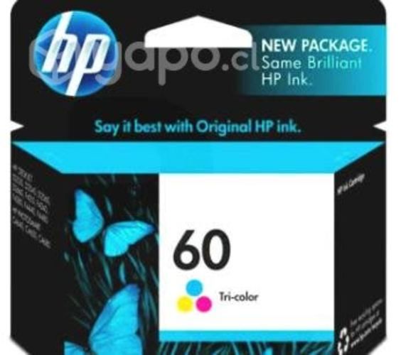 Cartucho de Tinta Original HP 60 Tricolor