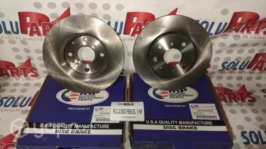 Discos de freno delantero por par para f0 lc j2