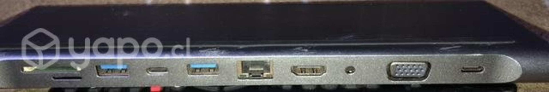 Estación HUB USB Tipo C (11 puertos)