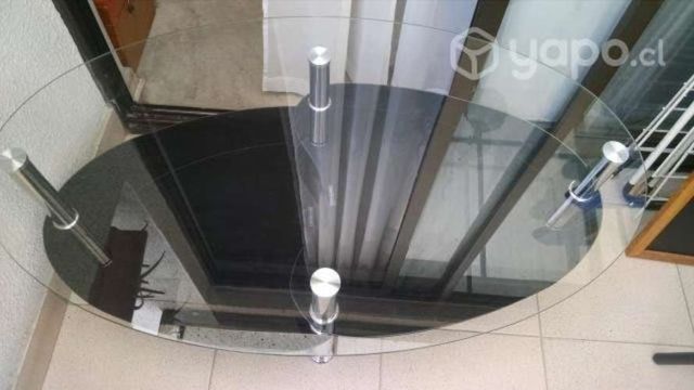 Mesa de Centro de Vidrio, forma Eclipse