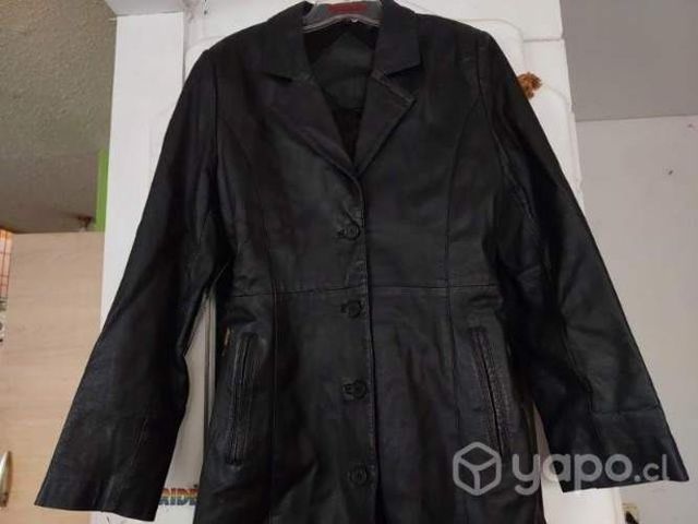 Abrigo 100% cuero