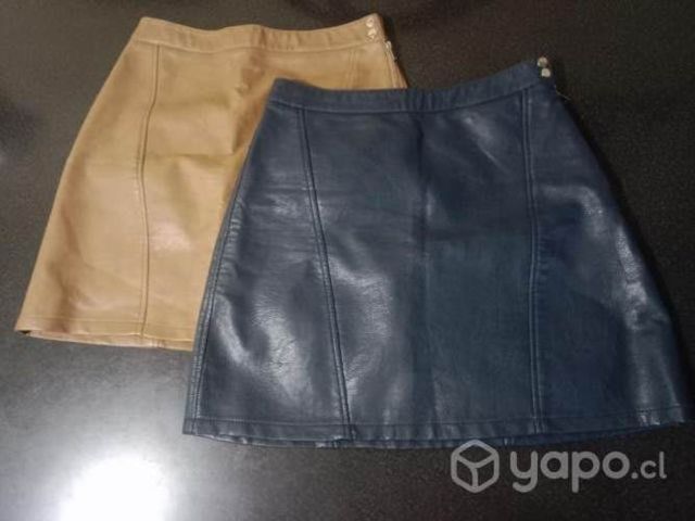 Faldas nuevas cuero talla S