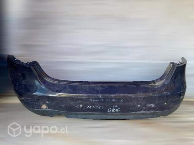 Parachoque trasero renault fluence 2011-2017