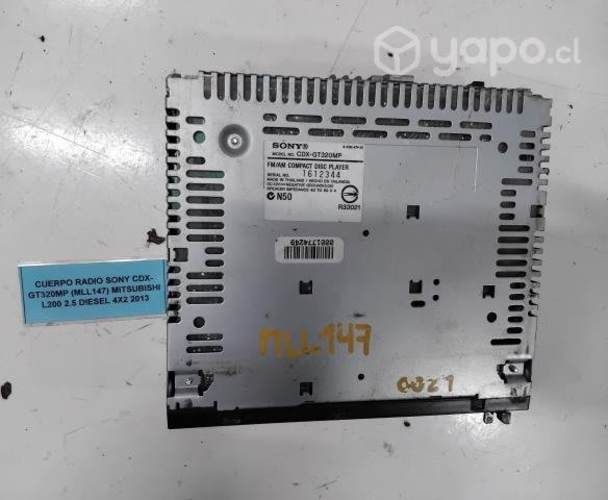 Cuerpo Radio Sony CDXGT320MP (MTC147) Maxus T60 2