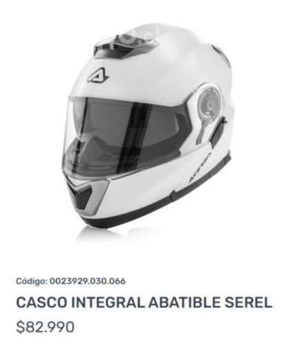 Casco Integral Abatible SEREL