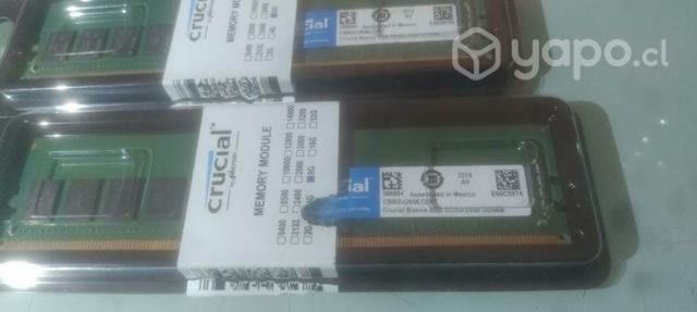 Dos memorias RAM de 8GB DDR4-2666 Para PC