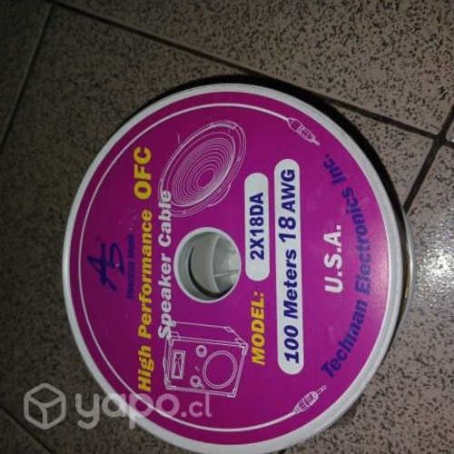 Cable de parlante paralelo speaker 2x18 DA 18 AWG