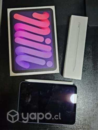 Ipad mini 6ta generación 256gb + Apple pencil 2da