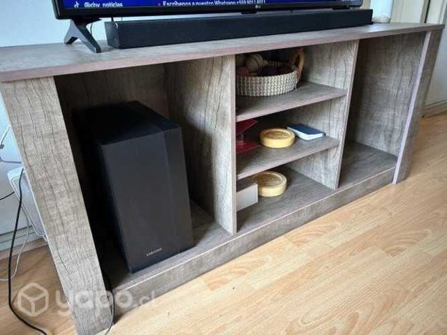 Rack De Tv Barcelona Casa Joven Color Terracota