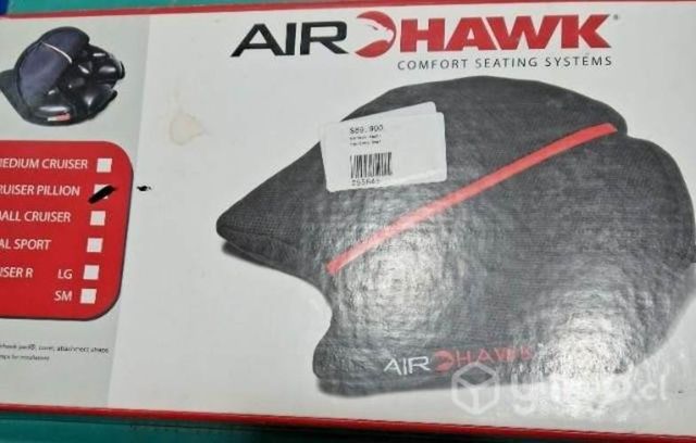 Asiento inflable para moto