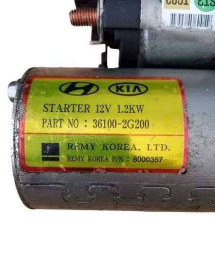 Motor de Partida Kia Sorento 2.4 (G4KE) 2013-2021