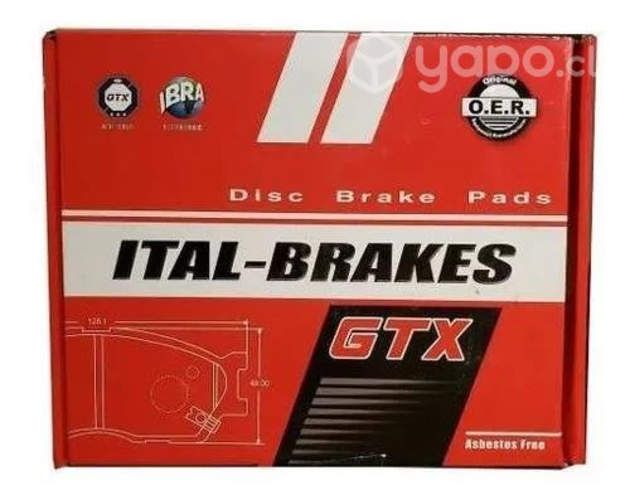 Pastillas traseras GTX 0823 ital brakes