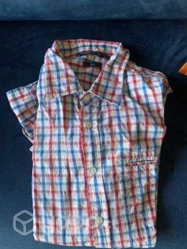 Camisa cuadrillé informal talla L ajustada (slim)
