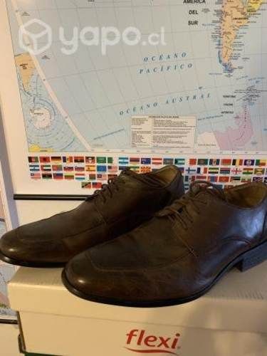 Zapatos formales café número 43