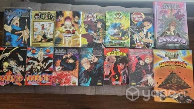Mangas y comics todo por 50.000