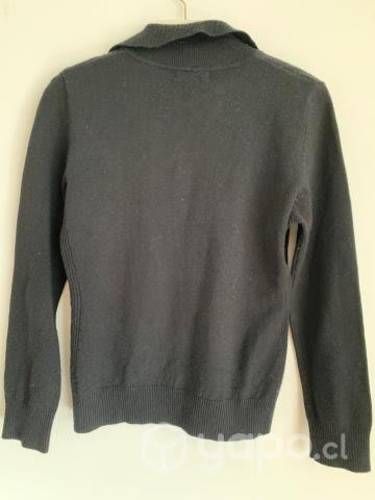 Sweater chomba negra Umbrale talla S-M, metro Toba