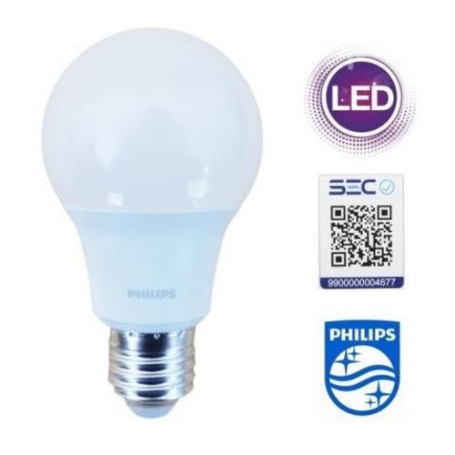 Ampolleta LED PHILIPS E-27 10W=65W De Luz Fria