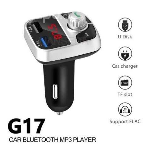 Bluetooth para radio de auto con transmisor FM G17