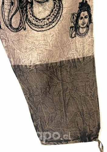 Pantalón Hindú Con Bolsillo L/xl Café Y Otro 1