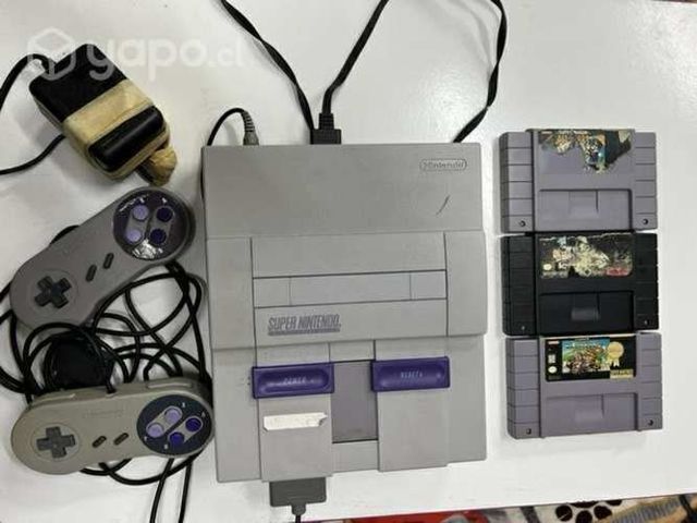 Súper Nintendo + 3 juegos