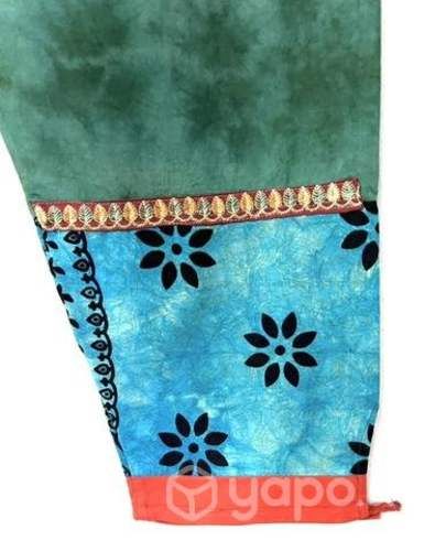 Pantalón Hindu Con Bolsillo Talla L/xl Verde