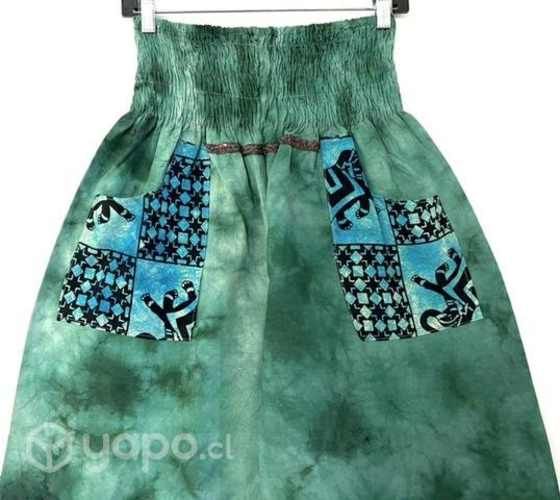 Pantalón Hindu Con Bolsillo Talla L/xl Verde