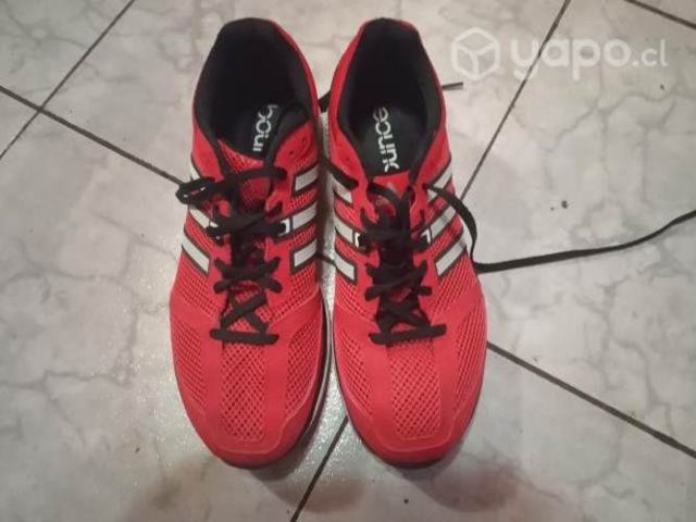 zapatillas Adidas Bounce rojas