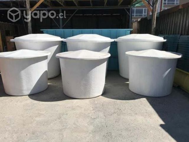 Estanque de fibra de vidrio 1.000 y 2.000 litros