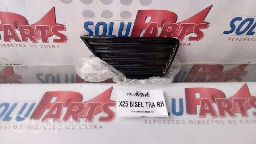 Bisel trasero derecho para baic x25