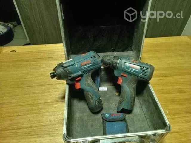 Taladro atornillador y llave de impacto Bosh