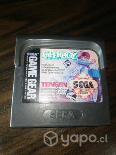 Paperboy. game gear. sega.