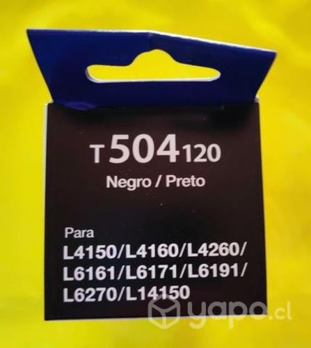 Tinta Negra Epson 504 original