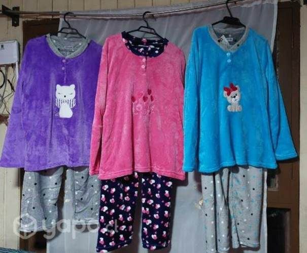 Pijamas plush de mujer en tallas M-L-XL-2XL-3XL