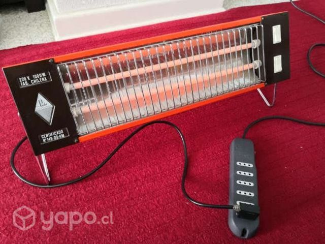 Estufa eléctrica cuarzo
