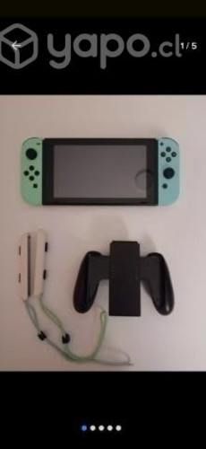 Nintendo Switch Animal Crossing + Accesorios