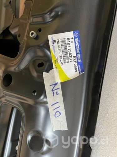 Portalon trasero original ssangyong rexton 2018