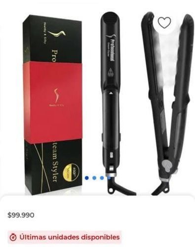 Plancha de pelo a vapor profesional