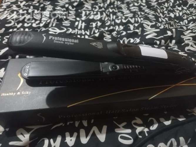 Plancha de pelo a vapor profesional
