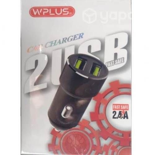 CARGADOR PARA AUTO USB - doble para auto