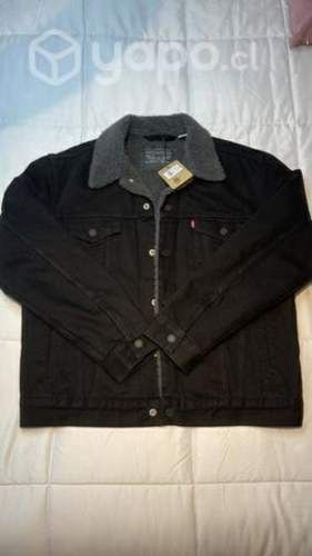 Chaqueta Levis mezclilla negra