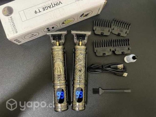 Afeitadora LCD trimmer vintage T9 (barba/cabeza)