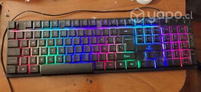 Teclado gamer marca MOSTERS GAMES