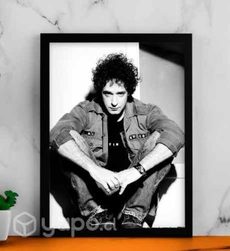 Pack 3 cuadros cerati 34x45 marco con vidrio