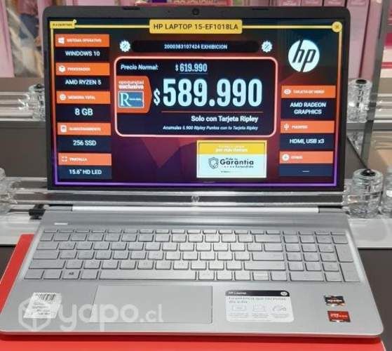 Notebook HP 15-ef1018la